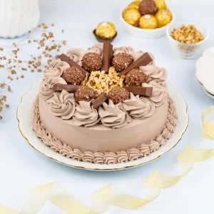 scrumptious-rocher-chocolate-cake